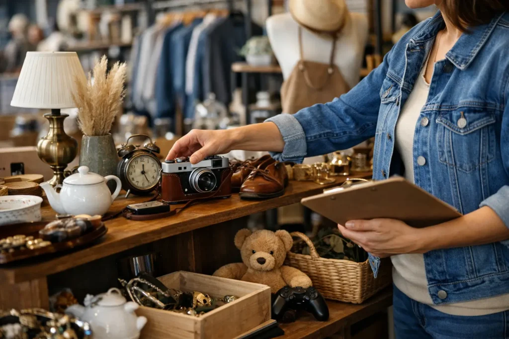 Comment vendre en vide-grenier permanent
