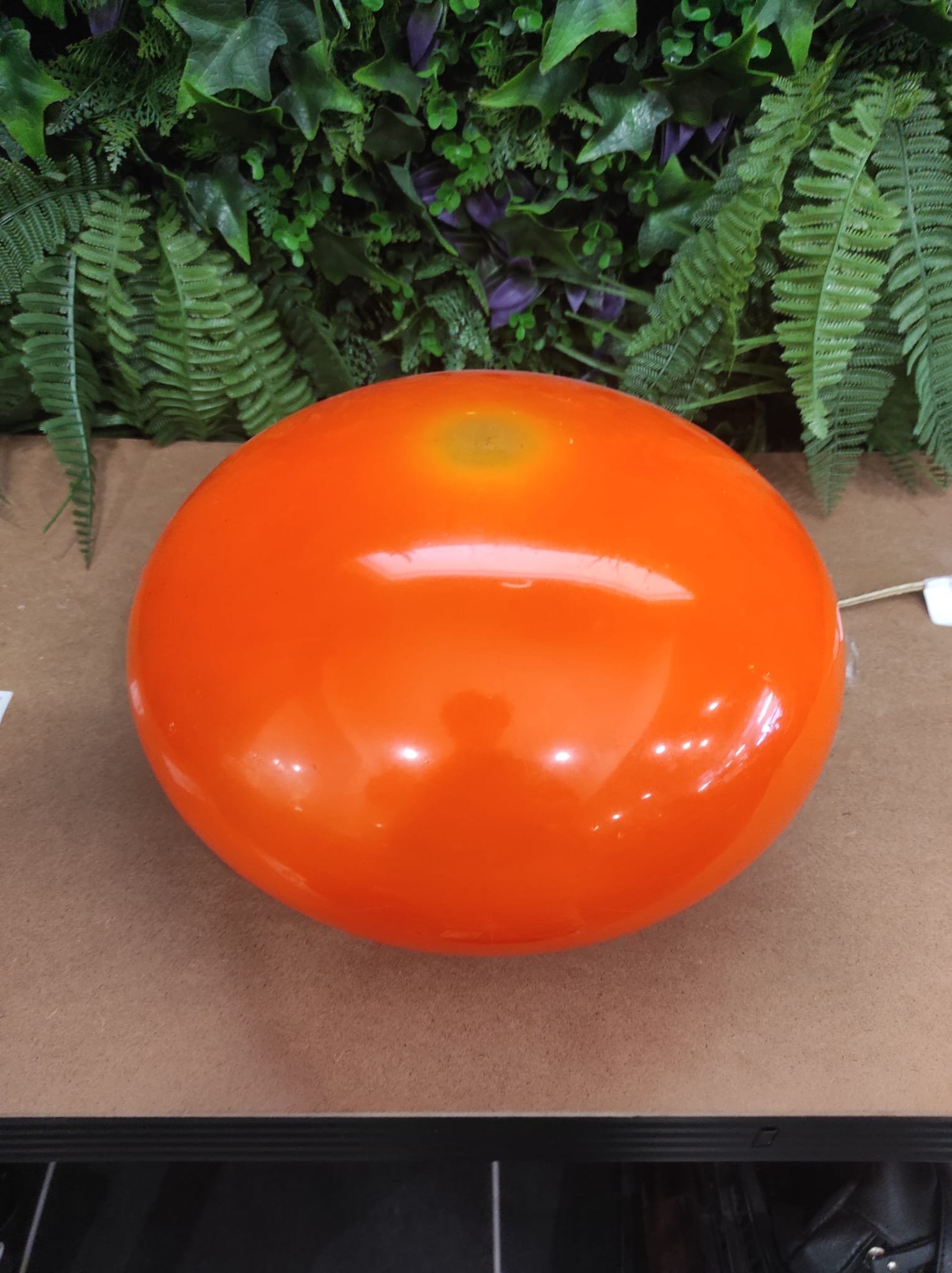 Lampe vintage orange