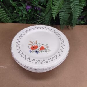 Lot de 7 assiettes à dessert Sarreguemines