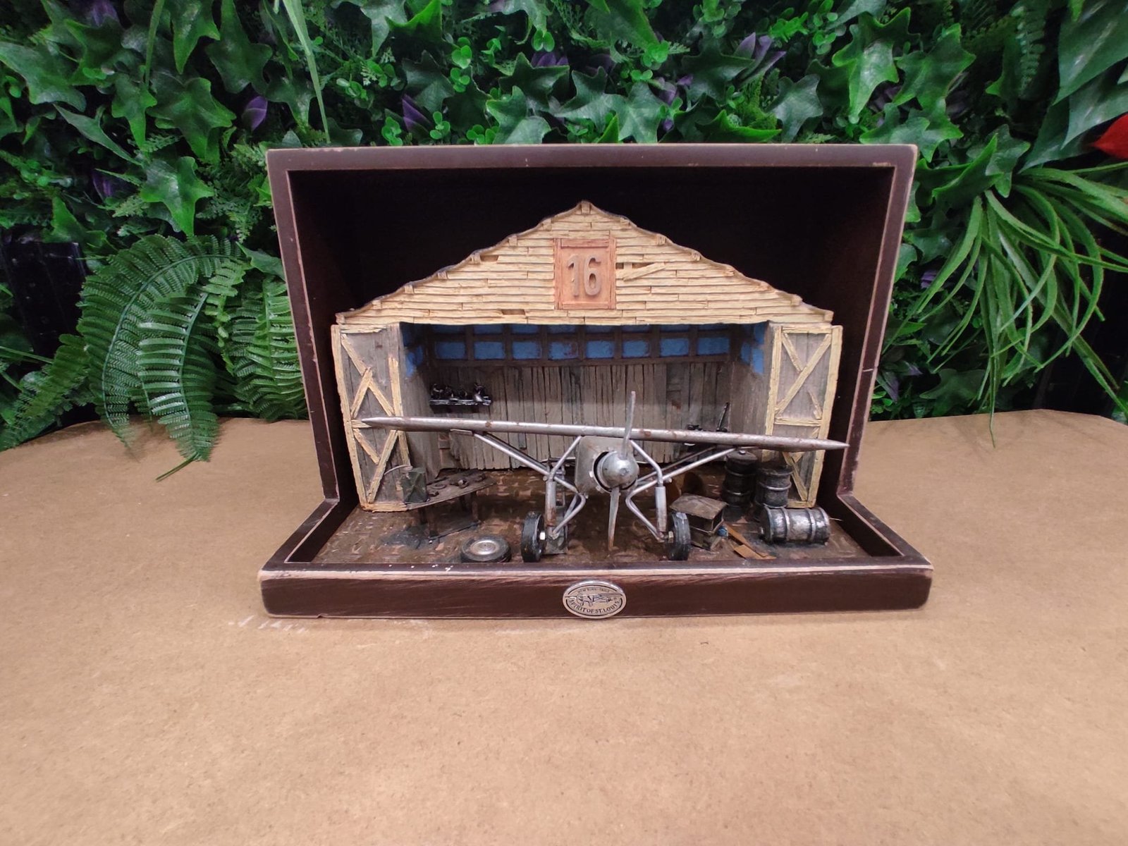 Diorama d'aviation miniature