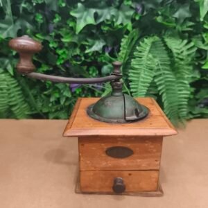 Moulin à Café Ancien Peugeot Frères Valentigney Doubs en Bois – Modèle Vintage Français