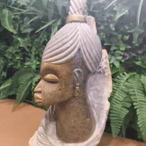 Sculpture Ethnique Africaine en Pierre de Savon