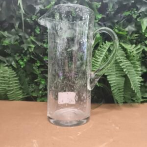 Pichet Biot en Verre Soufflé Bullé Transparent